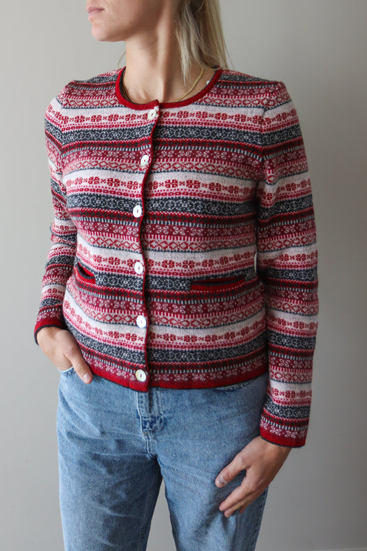 Grano Jacquard Cardigan