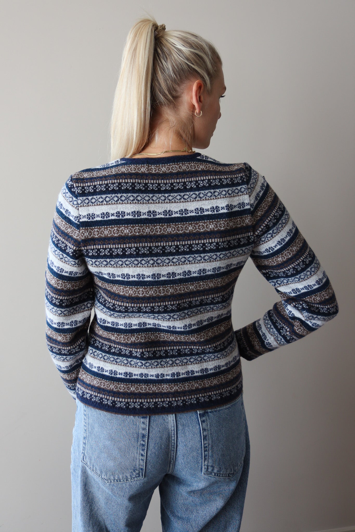 Grano Jacquard Cardigan